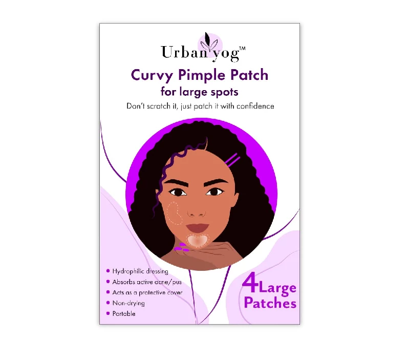 Urban Yog Acne Pimple Patch-Invisible Facial Stickers, Curvy Pimple Patch-1.webp